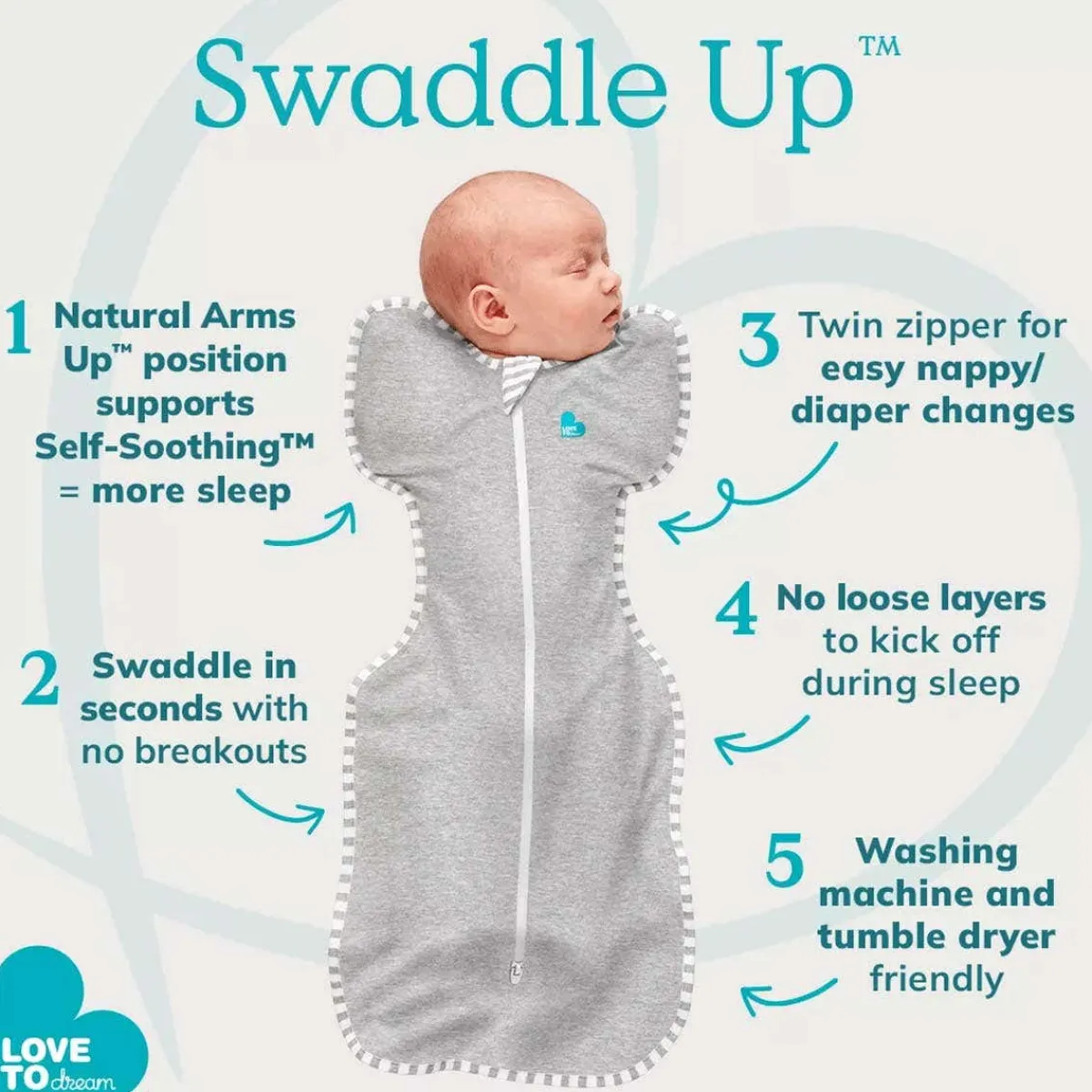 Sleep Sacks + Wraps-Love To Dream Swaddle UP Original