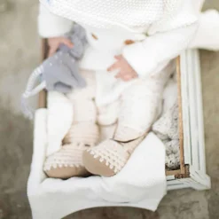 Moccasins|Infant Socks + Booties-Beba Bean Sweater Mocc