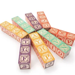 Wooden Toys|Blocks + Shape Sorters-Uncle Goose Swedish ABC Blocks