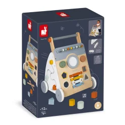 Wooden Toys|Baby Walkers-Janod Sweet Cocoon Multi-Activity Baby Walker