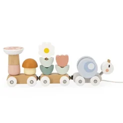 Cars + Trucks|Wooden Toys-Janod Sweet Cocoon Snail Train