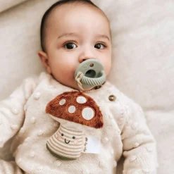 Plush Rattles + Teethers|Pacifiers + Clips-Itzy Ritzy Sweetie Pals Pacifier & Plush Pal