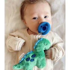 Plush Rattles + Teethers|Pacifiers + Clips-Itzy Ritzy Sweetie Pals Pacifier & Plush Pal
