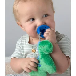 Plush Rattles + Teethers|Pacifiers + Clips-Itzy Ritzy Sweetie Pals Pacifier & Plush Pal
