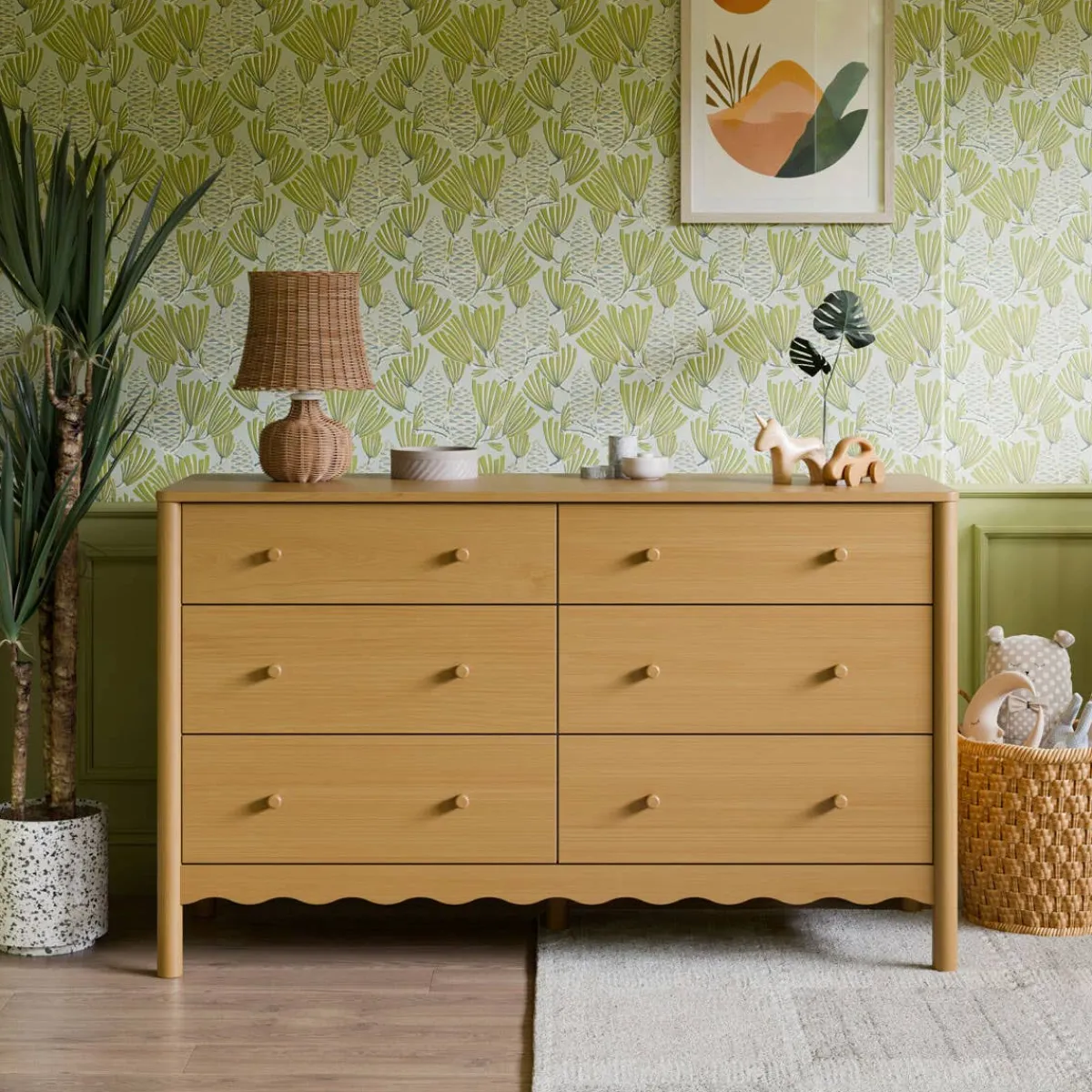 Dressers-Babyletto Swell 6 Drawer Dresser