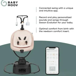 Swings-BabyMoov Swoon Connected Swing