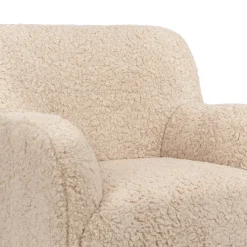 Kids Sofas + Armchairs-Babyletto Swoops Kids Chair (Shearling)