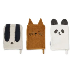 Towels + Cloths-Liewood Sylvester Washcloth (3 Pack)