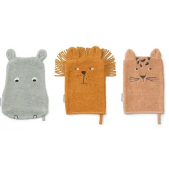 Towels + Cloths-Liewood Sylvester Washcloth (3 Pack)