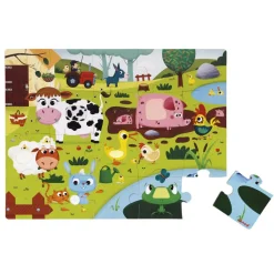 Puzzles|Wooden Toys-Janod Tactile Puzzle (20 Pieces)