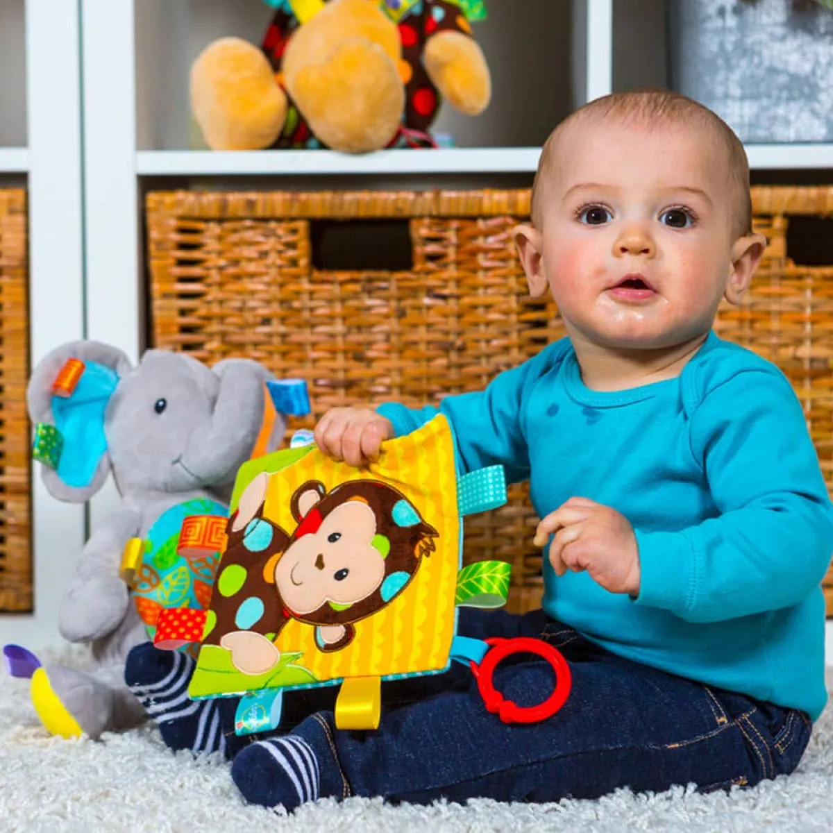 Stroller Toys-Mary Meyer Taggies Crinkle Me