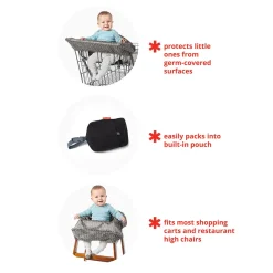 Shopping Cart Cover|Travel Gear-Skip Hop Take Cover Shopping Cart Cover