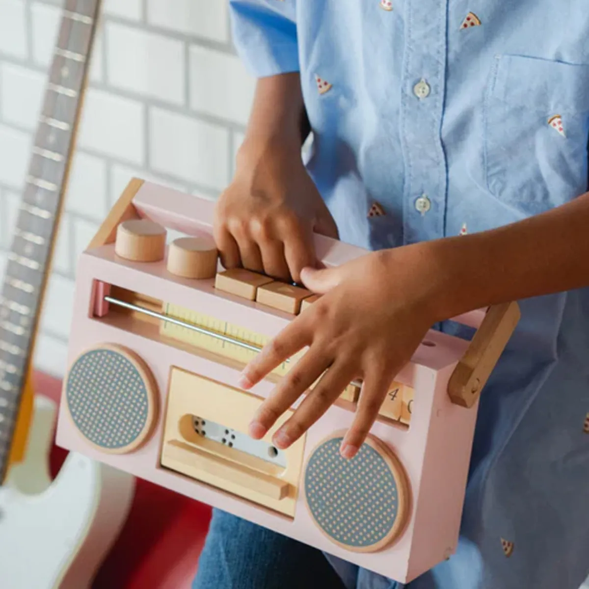 Pretend Play|Wooden Toys-Kiko + GG Tape Recorder