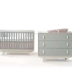Nursery Collections|Convertible Cribs-Tulip Tate Classic Crib & 3 Drawer