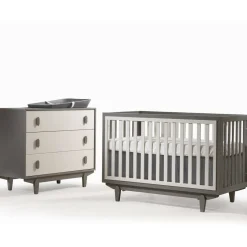 Nursery Collections|Convertible Cribs-Tulip Tate Classic Crib & 3 Drawer