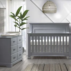 Convertible Cribs-Natart Taylor 5-in-1 Convertible Crib