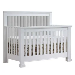 Convertible Cribs-Natart Taylor 5-in-1 Convertible Crib with Tufted Panel