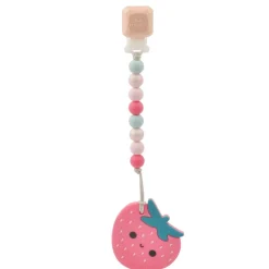 Teethers|Pacifiers + Clips-LouLou Lollipop Teether with Clip