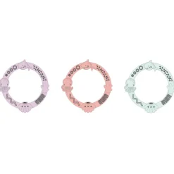 Teethers|Pacifiers + Clips-LouLou Lollipop Teething Ring Set