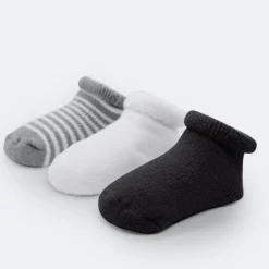 Infant Socks + Booties-Kushies Terry Infant Socks (6 Pack)