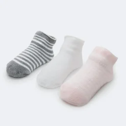 Infant Socks + Booties-Kushies Terry Infant Socks (6 Pack)