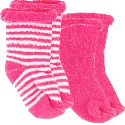 Infant Socks + Booties-Kushies Terry Newborn Socks (2 Pack)