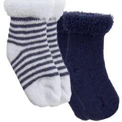 Infant Socks + Booties-Kushies Terry Newborn Socks (2 Pack)
