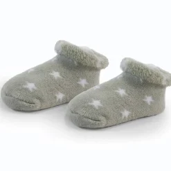 Infant Socks + Booties-Kushies Terry Newborn Socks (Symbols) 2 Pack
