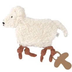 Loveys|Pacifiers + Clips-Lassig Tiny Farm Knitted Baby Comforter