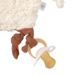 Loveys|Pacifiers + Clips-Lassig Tiny Farm Knitted Baby Comforter