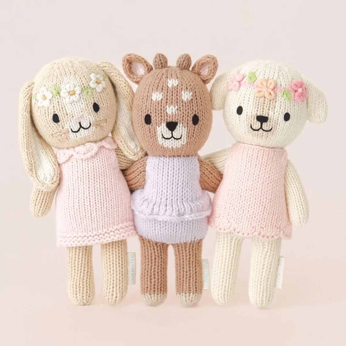 Knit Animals-cuddle + kind Tiny Knit Doll