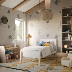 Twin Beds + Trundles-Babyletto Tiptoe Twin Bed