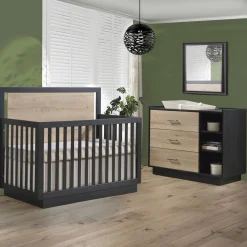Dressers|Nursery Collections-Tulip Tito Convertible Crib & Combo Drawer
