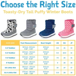 Winter Boots-Jan & Jul Toast-Dry Puffy Winter Booties