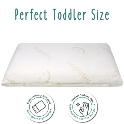Pillows-Baby Works Toddler Pillow with Bamboo Pillowcase