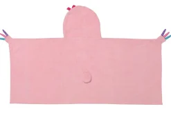 Towels + Cloths-Zoocchini Toddler Plush Terry Hooded Bath Towel