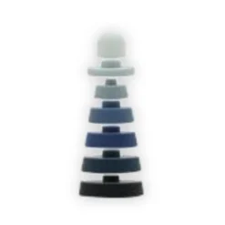 Stack + Nest Toys|Bath Toys-Kushies Toy Lighthouse Stack