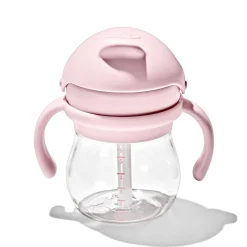 Sippy Cups + Straw Cups-Oxo Tot Transition Straw Cup with Removable Handles (6 oz)