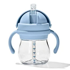 Sippy Cups + Straw Cups-Oxo Tot Transition Straw Cup with Removable Handles (6 oz)