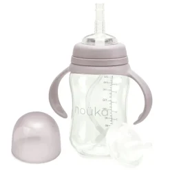 Kids Drinkware|Sippy Cups + Straw Cups-Nouka Transitional Sippy/Weighted Straw Cup