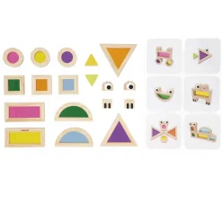 Puzzles|Wooden Toys-Janod Translucent Blocks