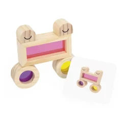 Puzzles|Wooden Toys-Janod Translucent Blocks