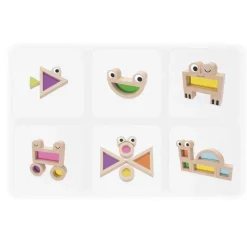 Puzzles|Wooden Toys-Janod Translucent Blocks