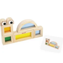 Puzzles|Wooden Toys-Janod Translucent Blocks