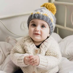 Winter Hats-Huggalugs Knit Hat T-Rex