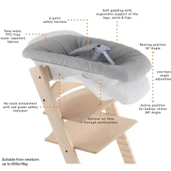 High Chairs & Boosters|Highchairs + Boosters-Stokke Tripp Trapp® Chair with Newborn Set