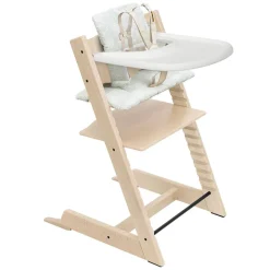 High Chairs & Boosters|Highchairs + Boosters-Stokke Tripp Trapp® High Chair² Complete - Natural/MosaicGreen