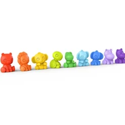 Play + Learn Toys|Grasping Toys-Bright Starts TropicAnimals 9 Take-Along Friends