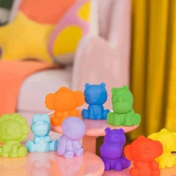 Play + Learn Toys|Grasping Toys-Bright Starts TropicAnimals 9 Take-Along Friends