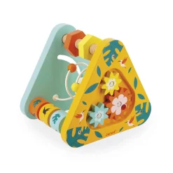 Wooden Toys|Play + Learn Toys-Janod Tropik Multi-Activity Triangle